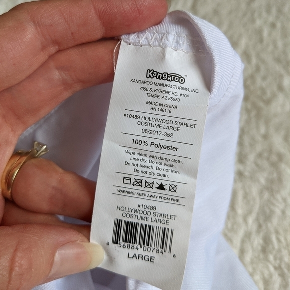 Hollywood STARLET Marilyn Monroe Halloween Costume Dress Large 50s 60s - Picture 4 of 6